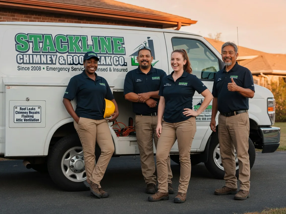 Chimney flashing repair company in Friesland, WI